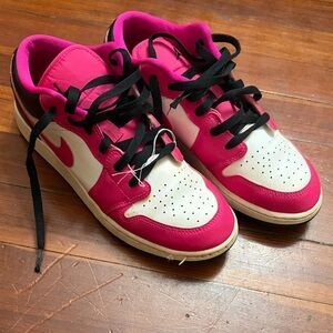 Nike Kids Fuchsia and White Sneakers